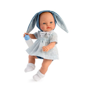 Papusa ALEX 36 cm in caciula cu urechiusi ASI