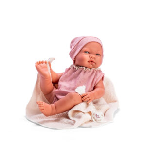 Papusa MARIA 43 cm in solopeta pal roz ASI