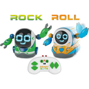 Robot Crazy Bot Roll XTREM BOTS BLUE ROCKET