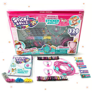 Set de creatie cu accesori si stikere Sticki Station SKY CASTLE