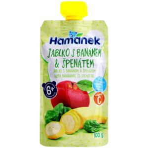Hamanek piure mar-banan-spanac 100gr pauch