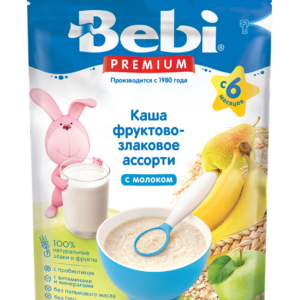 Terci de lapte cu fructe si cereale 6+ luni 200 g Bebi Premium