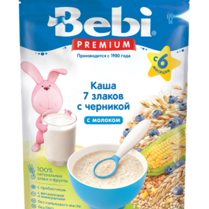 Terci de hrisca cu afine si lapte 4+ luni 200g Bebi Premium