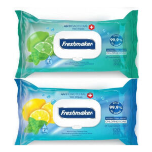 Servetele umede Freshmaker Antibacterial 120 buc cu capac