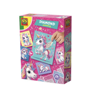 Set creativ pictura cu diamante Unicorn SES