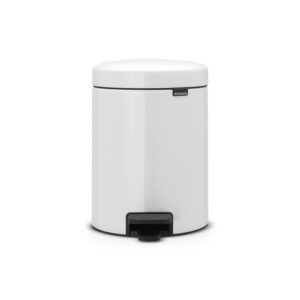 Cos gunoi pedala 5 l alba BRABANTIA