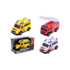 Vehicule de urgenta cu lumina si sunet, 3 sort JOHNTOY