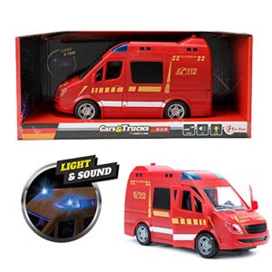 Masina de Pompieri 1:43 cu sunete si lumina JOHNTOY