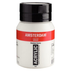 Vopsea acrilica 500ml Titanium White 105 Amsterdam ROYAL TALENS