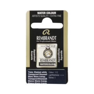 Godeta pentru acuarela Pan Transparent Titanium White 112 REMBRANDT ROYAL TALENS