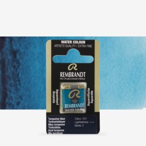 Godeta pentru acuarela Pan Turquoise Blue 522 REMBRANDT ROYAL TALENS