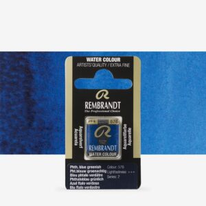Godeta pentru acuarela Pan Phthalo Blue Greenish 576 REMBRANDT ROYAL TALENS