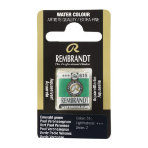 Godeta pentru acuarela Pan Emerald Green 615 REMBRANDT ROYAL TALENS