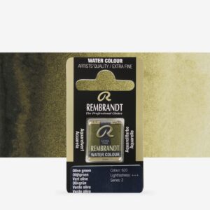 Godeta pentru acuarela Pan Olive Green 620 REMBRANDT ROYAL TALENS