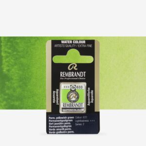 Godeta pentru acuarela Pan Permanent Yellowish Green 633 REMBRANDT ROYAL TALENS