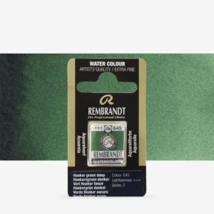 Godeta pentru acuarela Pan Hooker Green Deep 645 REMBRANDT ROYAL TALENS