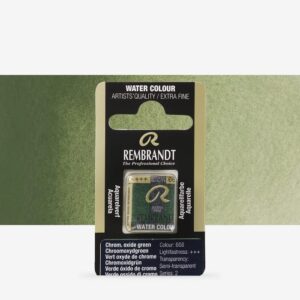 Godeta pentru acuarela Pan Chromium Oxide Green 668 REMBRANDT ROYAL TALENS
