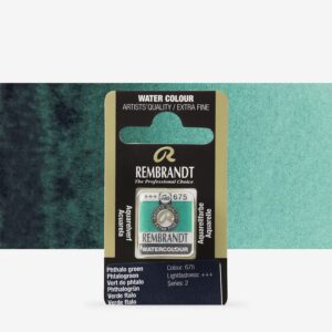 Godeta pentru acuarela Pan Phthalo Green 675 REMBRANDT ROYAL TALENS