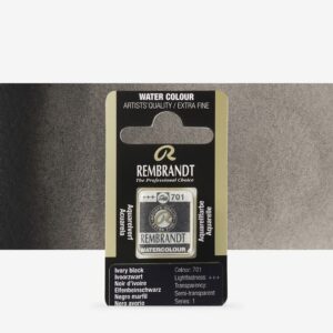 Godeta pentru acuarela Pan Ivory Black 701 REMBRANDT ROYAL TALENS