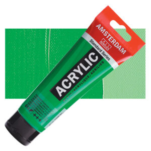 Tub vopsea acrilica 120ml Permanent Green light 618 Amsterdam ROYAL TALENS