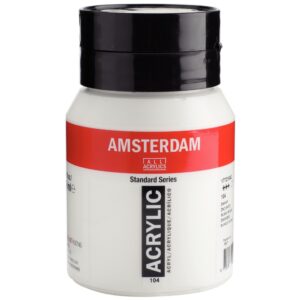 Vopsea acrilica 500ml Zinc White 104 Amsterdam ROYAL TALENS