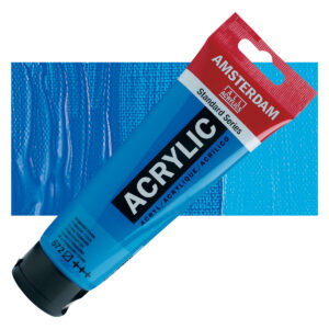 Tub vopsea acrilica 120ml Primary Cyan 572 Amsterdam ROYAL TALENS