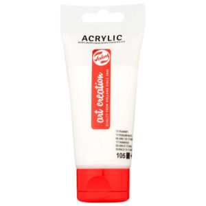 Tub vopsea acrilica 75ml Titanium White 105 ROYAL TALENS
