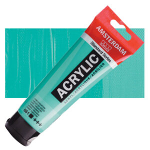 Tub vopsea acrilica 120ml Turquoise Green 661 Amsterdam ROYAL TALENS