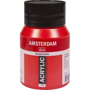 Vopsea acrilica 500ml Pyrrole Red 315 Amsterdam ROYAL TALENS