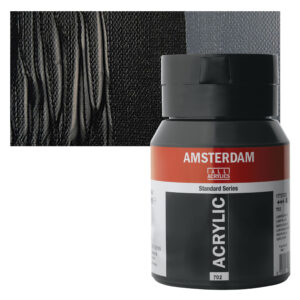 Vopsea acrilica 500ml Lamp Black 702 Amsterdam ROYAL TALENS