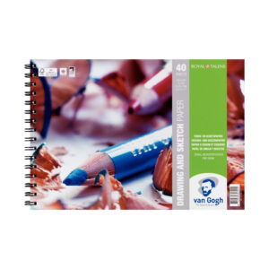 Sketchbook pentru desen A4 160 gr/m2, 40 foi Van Gogh ROYAL TALENS