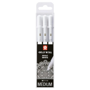 Set Gelly Roll Bright White Medium - 3 buc Sakura ROYAL TALENS