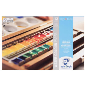 Sketchbook pentru acuarela 13,5x21cm, 300 gr/m2, 12 foi Van Gogh ROYAL TALENS