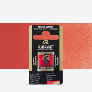 Godeta pentru acuarela Pan Cadmium Red 305 REMBRANDT ROYAL TALENS
