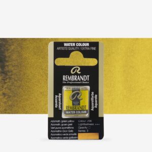 Godeta pentru acuarela Pan Azomethine Green Yellow 296 REMBRANDT ROYAL TALENS
