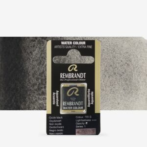 Godeta pentru acuarela Pan Oxide Black 735 REMBRANDT ROYAL TALENS