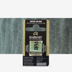 Godeta pentru acuarela Pan Interference Green 848 REMBRANDT ROYAL TALENS