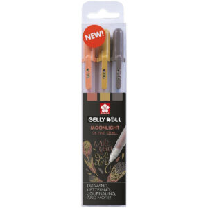 Set de stilouri Gelly Roll Moonlight set 3 buc - Nature Sakura ROYAL TALENS