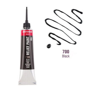 Tub vopsea 20ml Black 700 Amsterdam ROYAL TALENS
