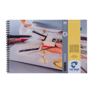 Sketchbook Grey A4 120 gr/m2, 30 foi Van Gogh ROYAL TALENS