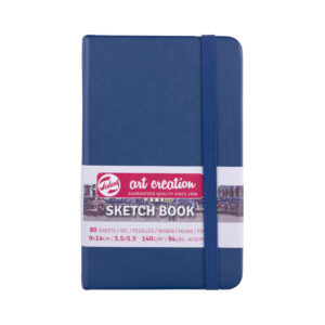 Bloc sketch Navy Blue 9x14cm, 140g, 80 de foi Art Creation ROYAL TALENS