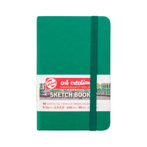 Bloc sketch Forest Green 9x14cm, 140g, 80 de foi Art Creation ROYAL TALENS