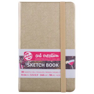 Bloc sketch White Gold 9x14cm, 140g, 80 de foi Art Creation ROYAL TALENS