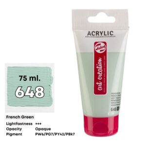 Tub vopsea acrilica 75ml French Green 648 ROYAL TALENS
