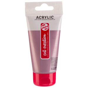 Tub vopsea acrilica 75ml Metallic Rose 833 ROYAL TALENS