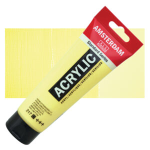 Tub vopsea acrilica 120ml Permanent Lemon Yellow light 217 Amsterdam ROYAL TALENS