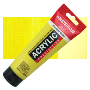Tub vopsea acrilica 120ml Metallic Yellow 831 Amsterdam ROYAL TALENS