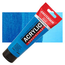 Tub vopsea acrilica 120ml Metallic Blue 834 Amsterdam ROYAL TALENS