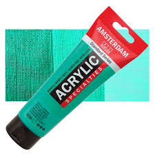 Tub vopsea acrilica 120ml Metallic Green 836 Amsterdam ROYAL TALENS
