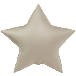 Balon Stea 45cm Creamy Latte Ultra Mat Folat